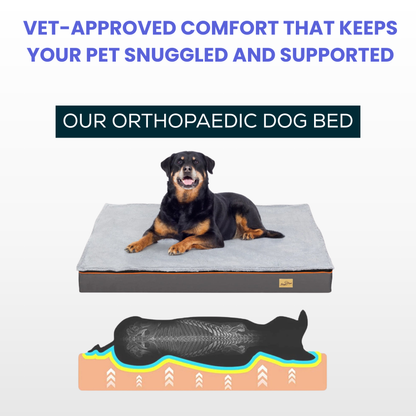 Snuggle&PawsCo - Orthopaedic Dog Bed 50% OFF Freebie Cooling Mat